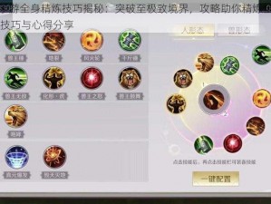 完美世界手游全身精炼技巧揭秘：突破至极致境界，攻略助你精炼全身至强化等级15的技巧与心得分享