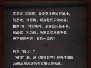 魔兽世界中的神秘密码：5h5m究竟代表何意？