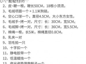 体验极致羞耻，挑战自我极限：m 必做任务 60 个羞耻任务