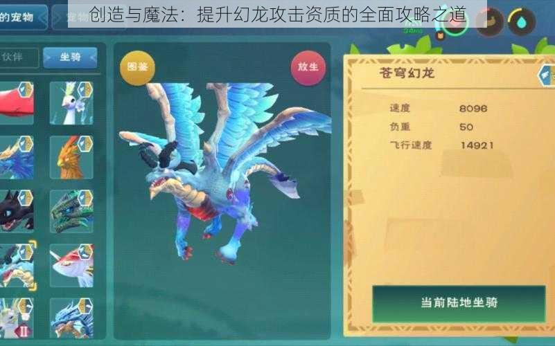 创造与魔法：提升幻龙攻击资质的全面攻略之道