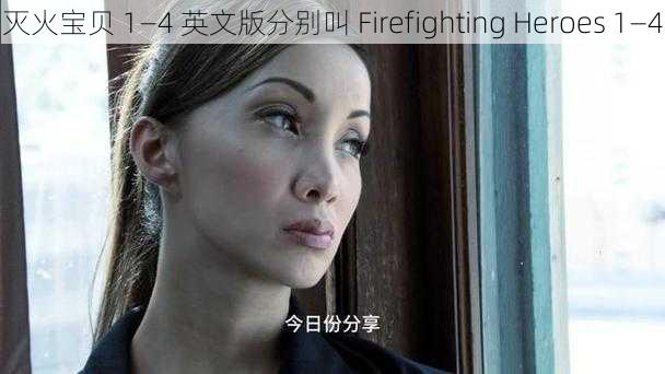 灭火宝贝 1—4 英文版分别叫 Firefighting Heroes 1—4