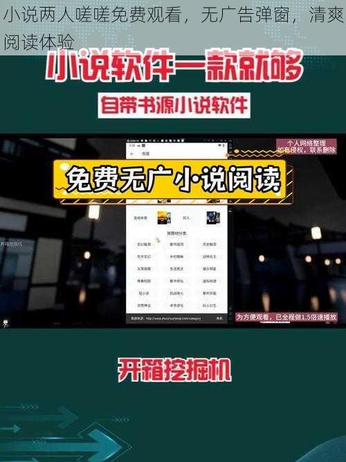 小说两人嗟嗟免费观看，无广告弹窗，清爽阅读体验