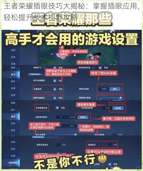 王者荣耀插眼技巧大揭秘：掌握插眼应用，轻松提升战术视野攻略