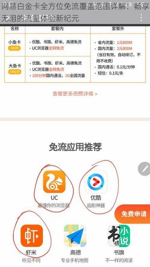 网易白金卡全方位免流覆盖范围详解：畅享无阻的流量体验新纪元