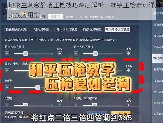 绝地求生刺激战场压枪技巧深度解析：准镜压枪难点详解与实战应用指南