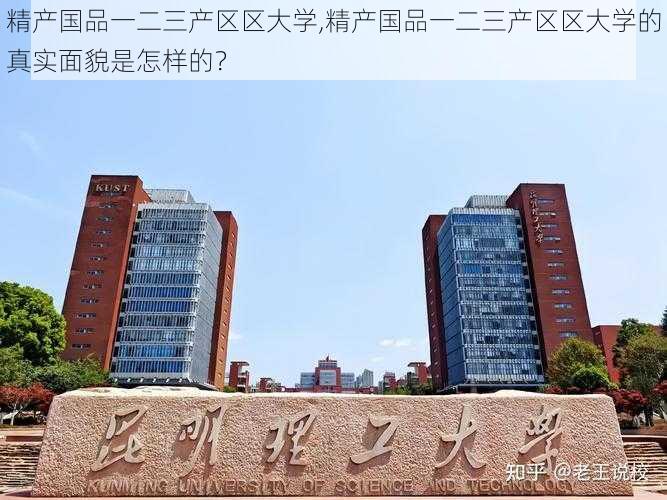 精产国品一二三产区区大学,精产国品一二三产区区大学的真实面貌是怎样的？