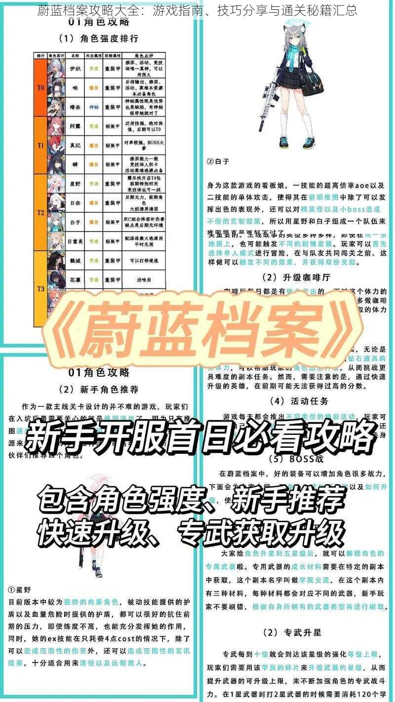 蔚蓝档案攻略大全：游戏指南、技巧分享与通关秘籍汇总