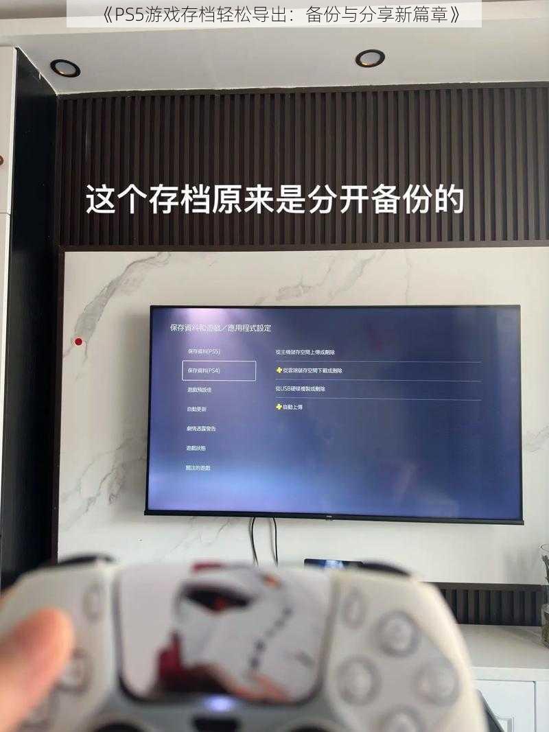 《PS5游戏存档轻松导出：备份与分享新篇章》